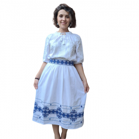 Dama - Fusta dama Ivona albastru