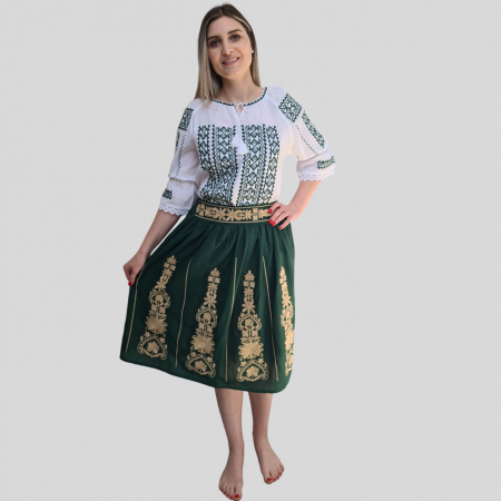 Fusta dama Monica culoare verde [2]