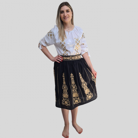 Fusta dama Monica culoare neagră [2]