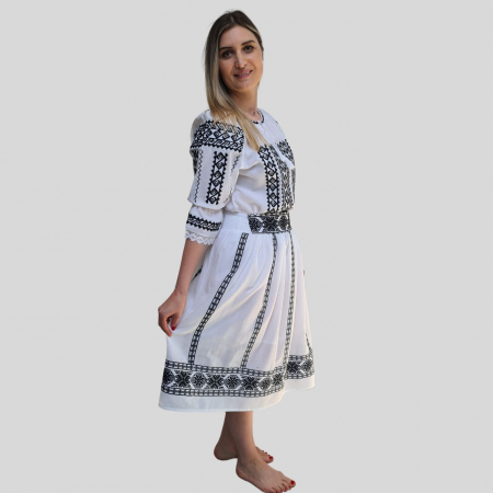 Fusta dama Liliana culoare albă [2]