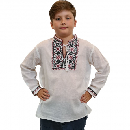 ie baieti - Ie băieți Ionut broderie rosie