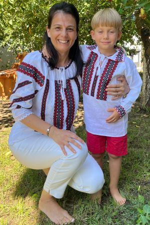 Ie băieți Andronic broderie rosie [3]