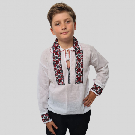Ie băieți Matia broderie rosie [1]