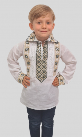 Copii - Ie băieți Eladie broderie verde