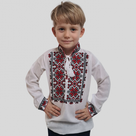 Ie băieți Stelu broderie roșie [1]