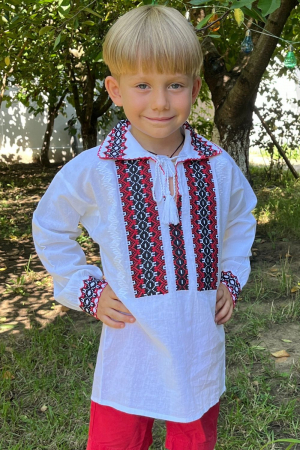 Ie băieți Andronic broderie rosie [1]