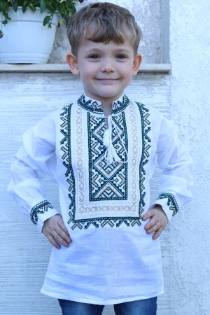 Ie băieți Ramon broderie verde [1]