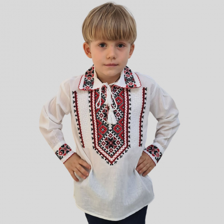 Ie băieți Nichita broderie roșie [1]