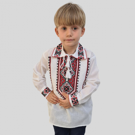 Copii - Ie băieți Nichita broderie roșie