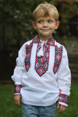 Ie băieți Ierotei broderie rosie [1]