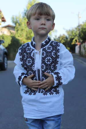 Copii - Ie băieți Neofit broderie neagra