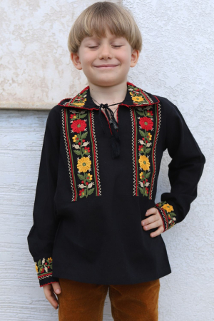 Ie băieți Flori de toamna neagra [1]