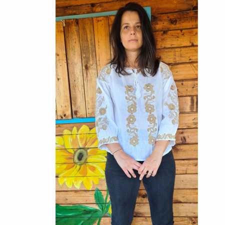 Ie damă Anastasia broderie aurie [1]