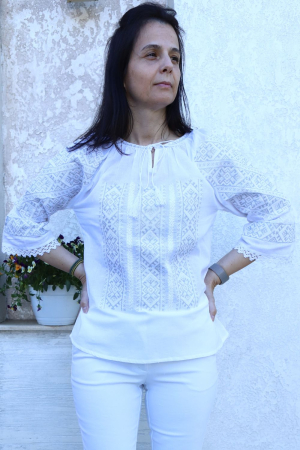 Dama - Ie damă Filotimia broderie argintie