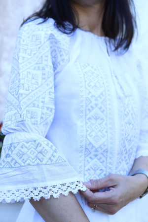 Ie damă Filotimia broderie argintie [3]