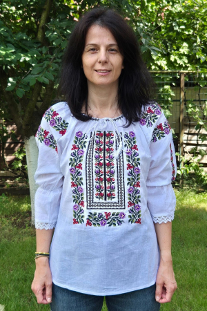 Ie damă Chiriachi broderie mov Dama - Ie damă Chiriachi broderie mov