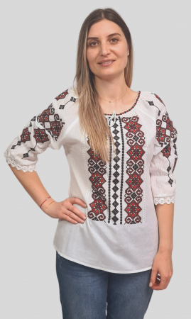 Ie damă Teodosia broderie rosie [1]