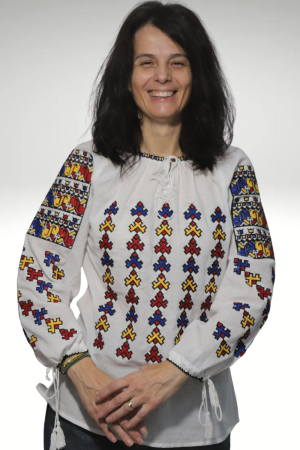 Ie damă Efremia broderie tricolor [1]