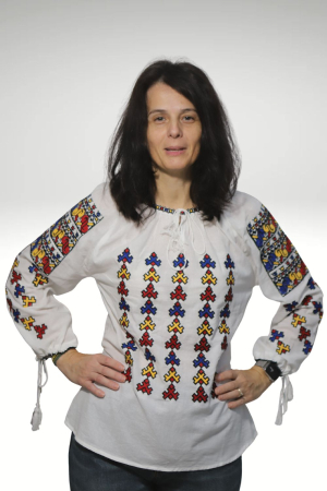 ie - Ie damă Efremia broderie tricolor