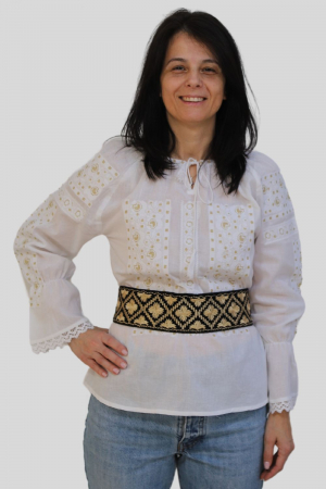 Dama - Ie damă Elsa broderie aurie