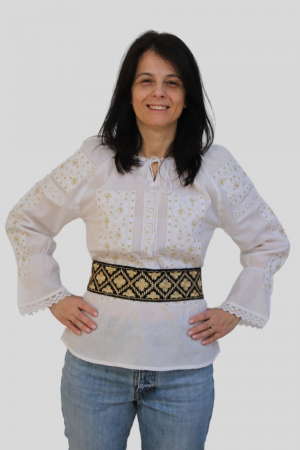 Ie damă Elsa broderie aurie [1]