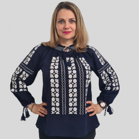 Ie damă Narcisa, culoare bleumarin [2]