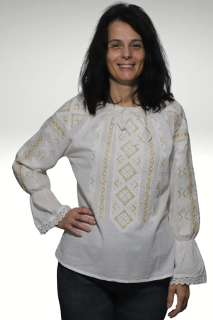 ie - Ie damă Raisa broderie aurie