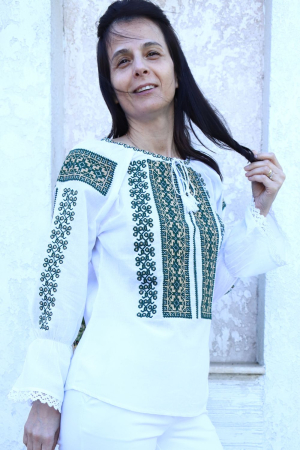 Dama - Ie damă Monalisa broderie verde