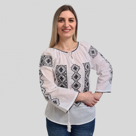 Ie damă Ziana broderie neagră [2]