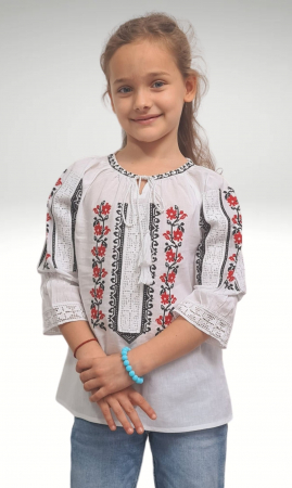 Ie fete Dumitrita broderie rosie [2]