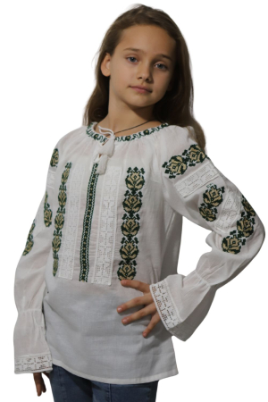 Ie fete Pinufia broderie verde [2]