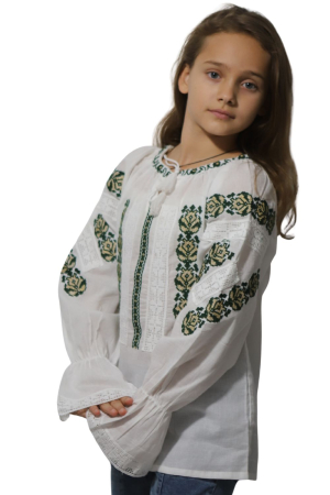 Ie fete Pinufia broderie verde [3]