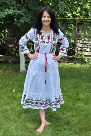 Rochie damă Fevronia culoare albă [1]