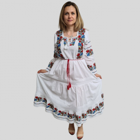 Dama - Rochie damă Iunia culoare albă
