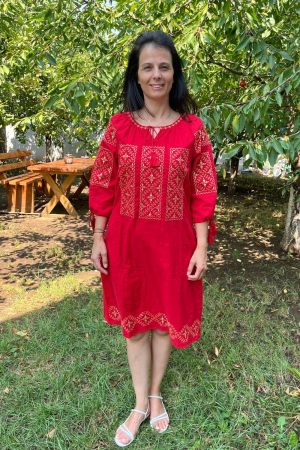 Rochie damă Valeria roșie [3]