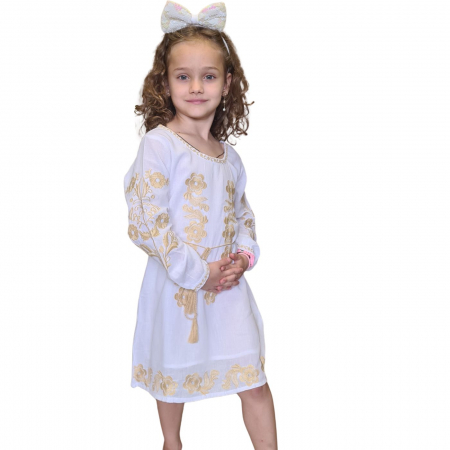 Rochie fete Anastasia broderie bej [1]