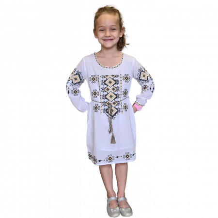 Rochie fete Ami broderie bej [1]