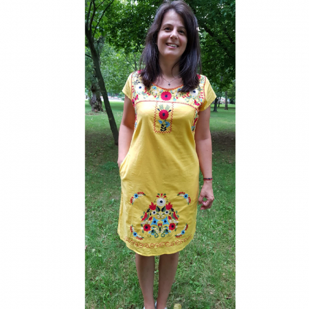 Produse casual - Rochie vară Cati, culoare galbenă