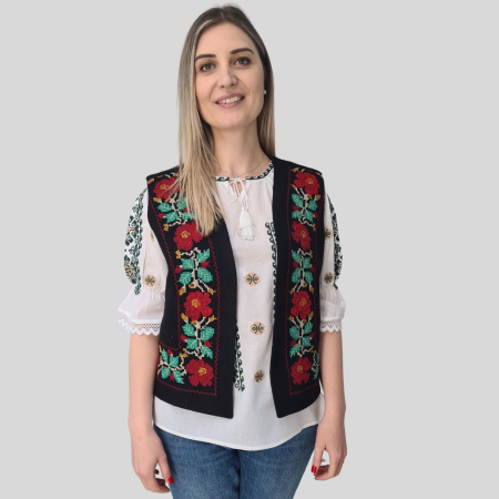 Vestă damă Catinca material stofă [1]