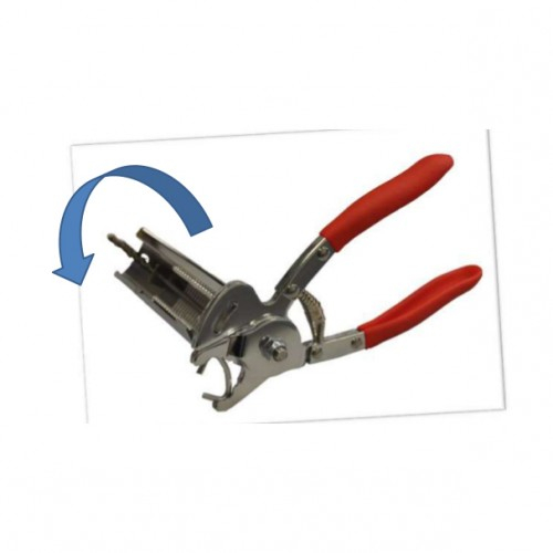 Cleste capsator sarma ghimpata, sarma bordurata, gabioane cu inele triunghi mari si magazie reglabila RO-DOZ 33 [8]