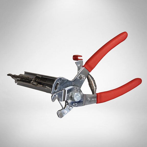 Cleste capsator sarma ghimpata, sarma bordurata, gabioane cu inele triunghi mari si magazie reglabila RO-DOZ 33 [4]