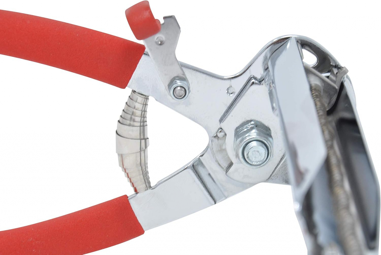 Cleste capsator sarma ghimpata, sarma bordurata, gabioane cu inele triunghi mari si magazie reglabila RO-DOZ 33 [9]