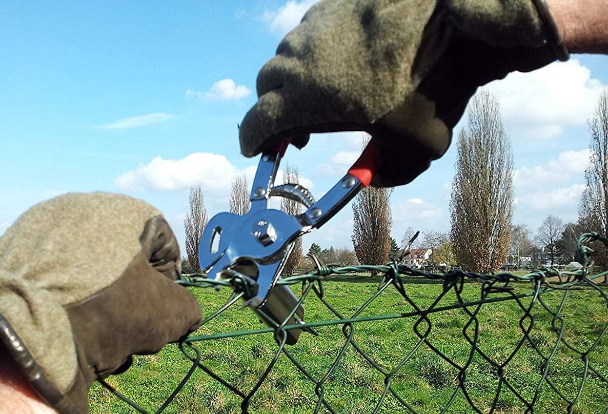 Cleste capsator sarma ghimpata, sarma bordurata, gabioane cu inele triunghi mari si magazie reglabila RO-DOZ 33 [2]
