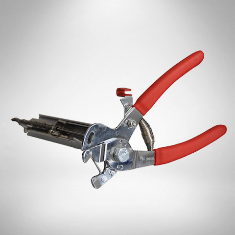 Cleste capsator sarma ghimpata, sarma bordurata, gabioane cu inele triunghi mari si magazie reglabila RO-DOZ 33 [3]