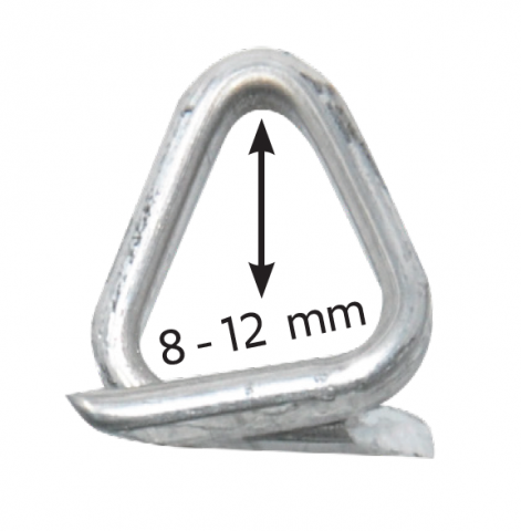 Agrafe - OK 24 ALZI Capse inele tip D aluminiu zincat 1000 buc.