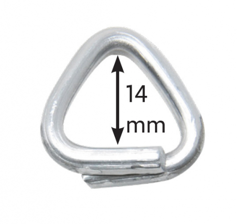 Agrafe - OK 33 ALZI Capse inele tip D din aluminiu zincat 450 buc.