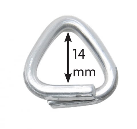 Agrafe - OK 33 Capse inele triungi tip D din otel zincat 450 buc.