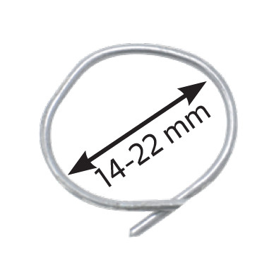 Agrafe - OK 35 Capse inele tip Omega otel zincat 1000 buc.