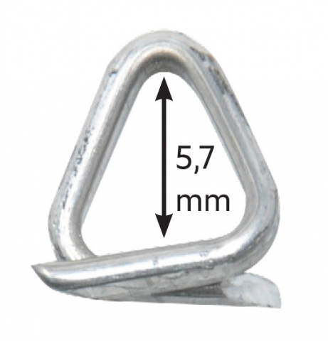 Agrafe - OK 9/16 ALZI Capse inele tip D aluminiu zincat 2500 buc.