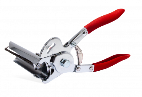 Clesti - Cleste capsator sarma ghimpata, sarma bordurata, gabioane cu inele triunghi mari si magazie reglabila RO-DOZ 33